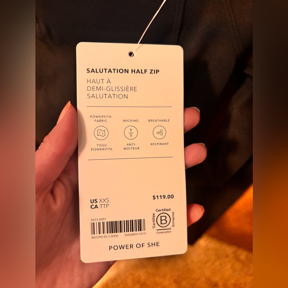 New Athleta Salutation Half Zip Jacket - image 6